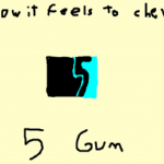 chew 5 gum