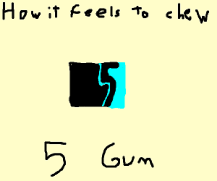 chew 5 gum