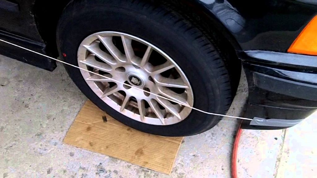 How to straighten car wheel without alignment machine guide youtube