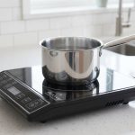 Duxtop 1800W portable induction cooktop on kitchen counter
